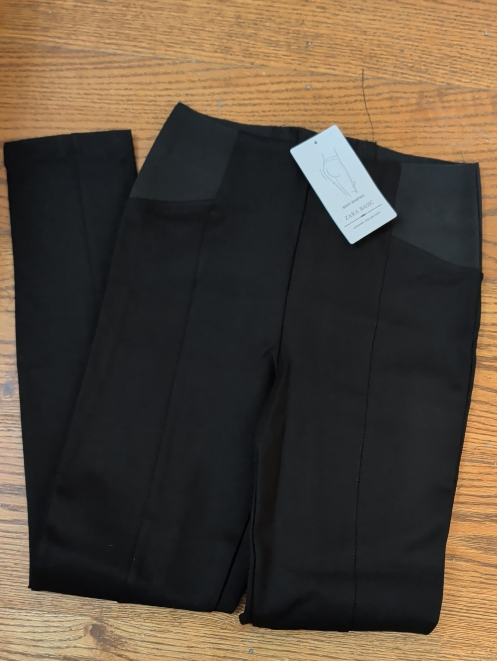 Zara Black Men’s Slim Ponte Pants